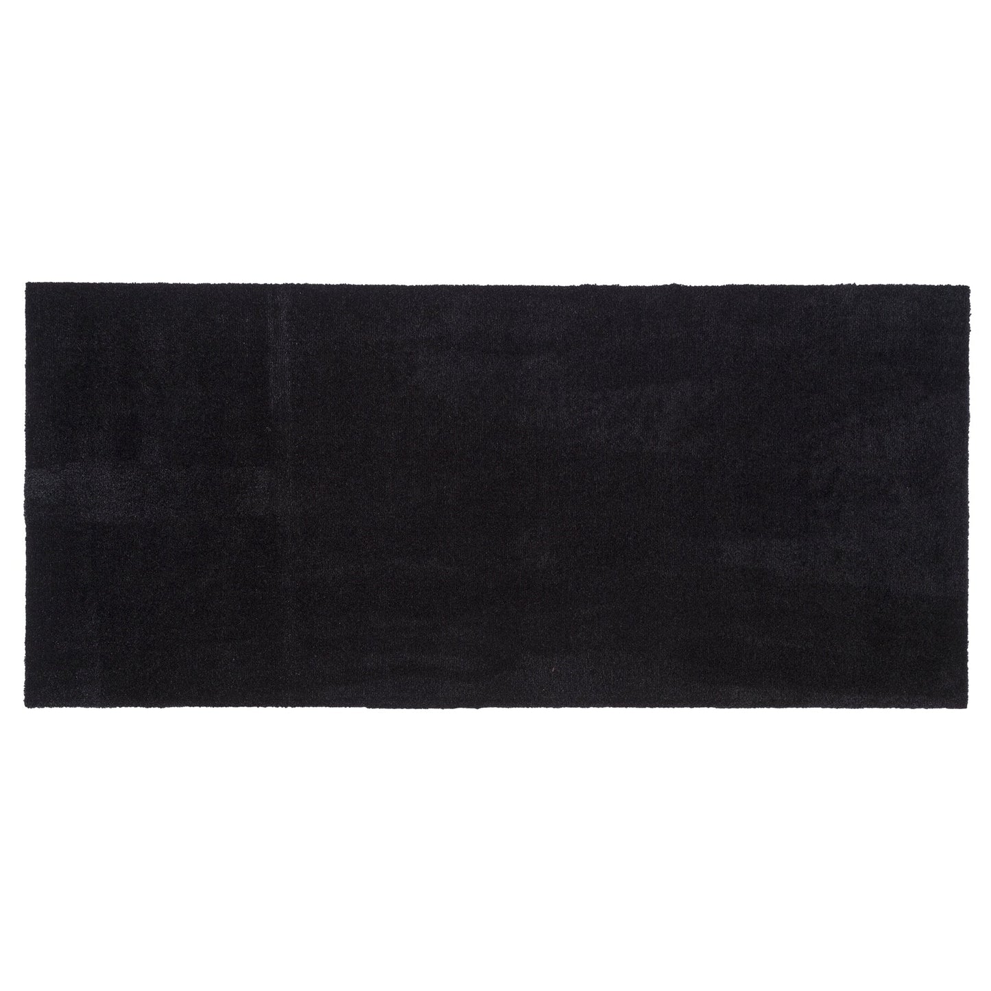 TÆPPE/MÅTTE 67 x 150 CM - UNI COLOR sort
