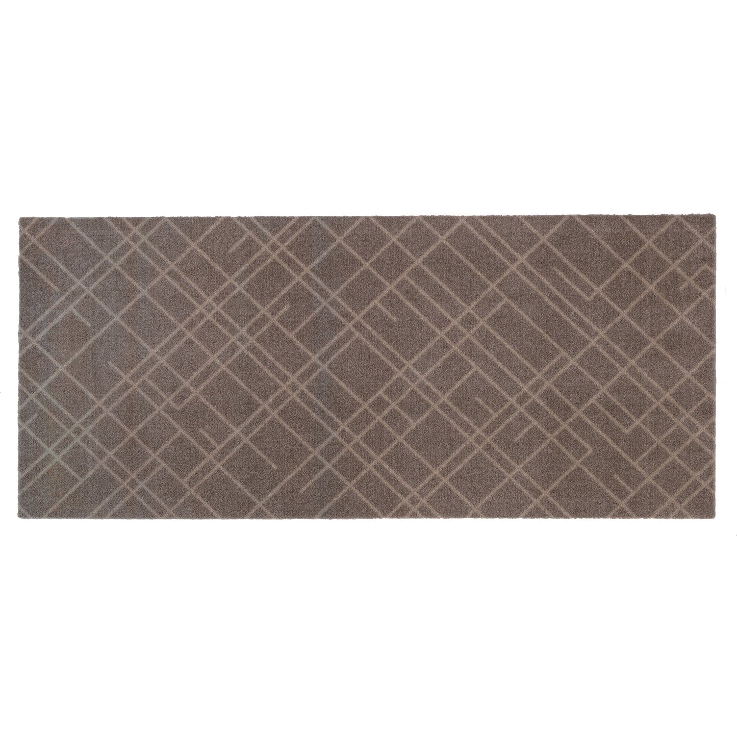 GULVMÅTTE 67 x 150 CM - LINES SAND/BEIGE
