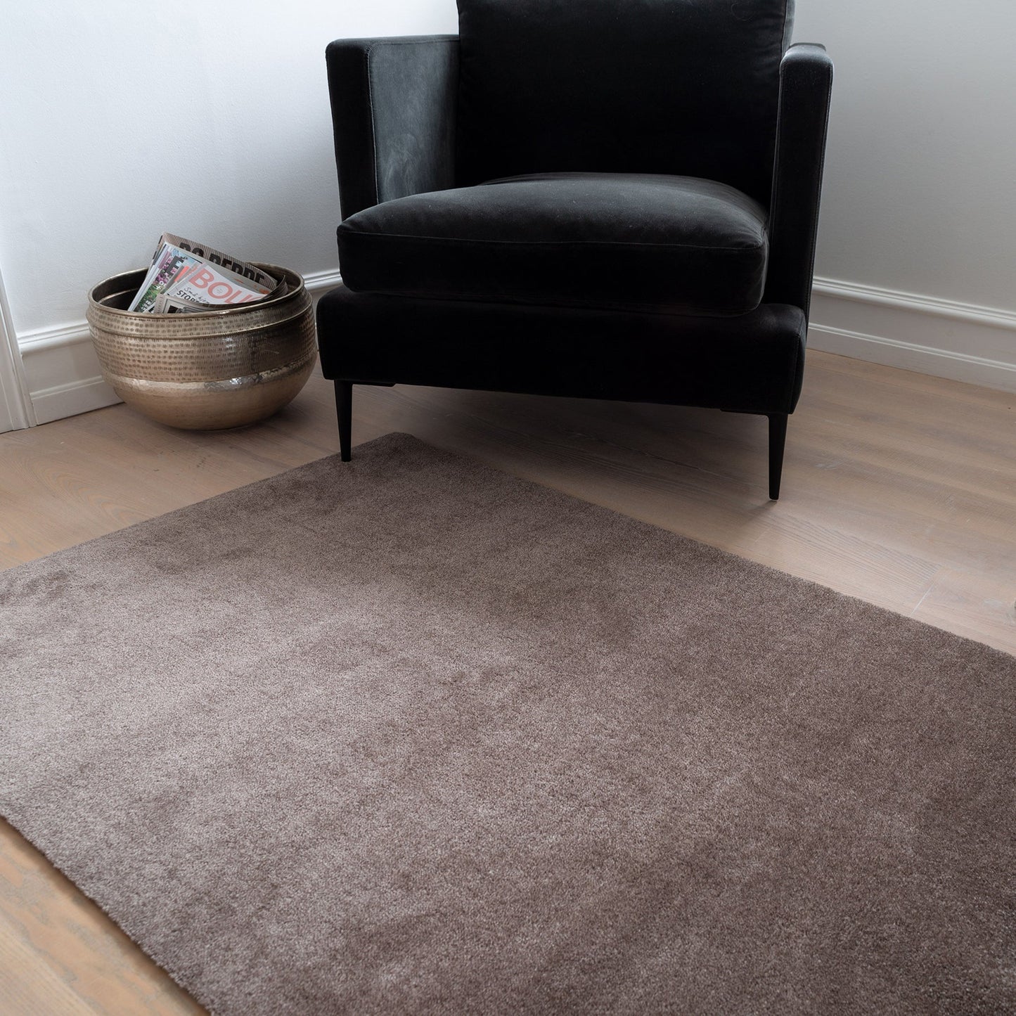 TÆPPE/MÅTTE 90 X 130 cm - UNI COLOR SAND