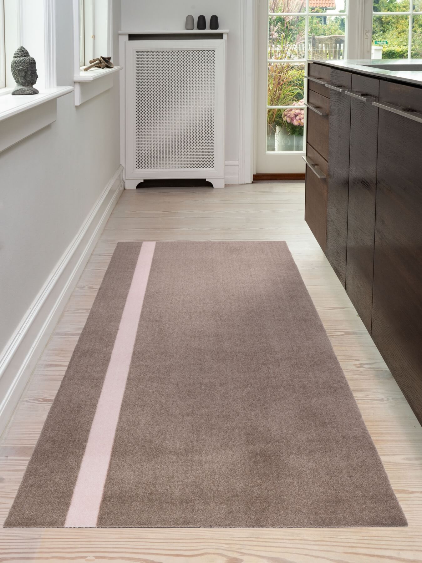 STRIPES VERTIKAL - SAND/LYS ROSE