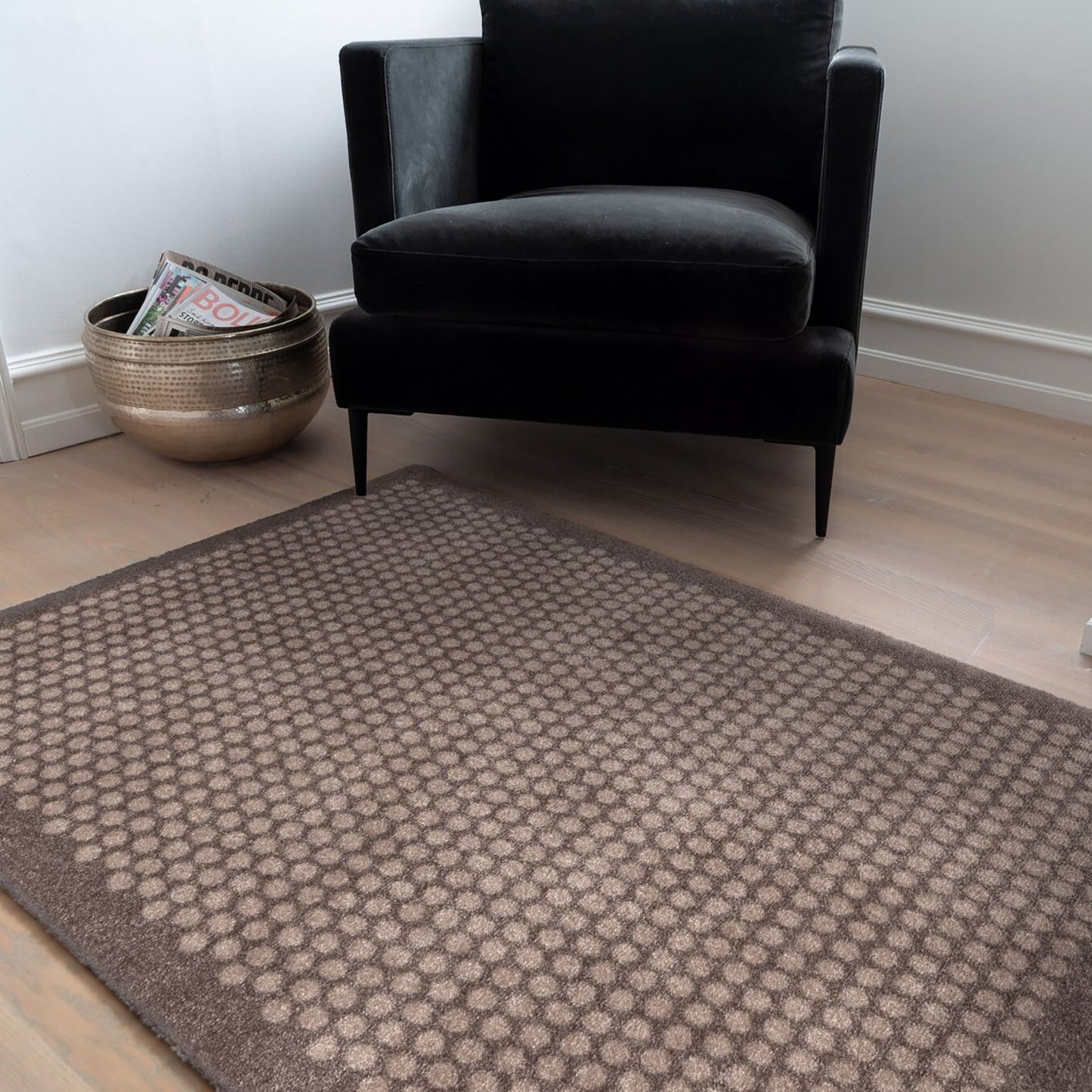 GULVMÅTTE 90 x 130 CM - DOT SAND