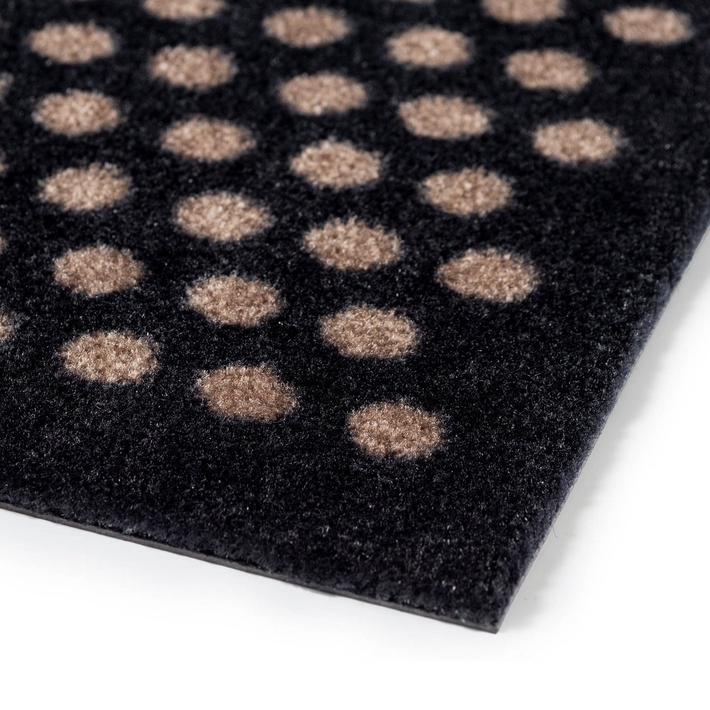 GULVMÅTTE 40 x 60 cm - DOT SORT/SAND
