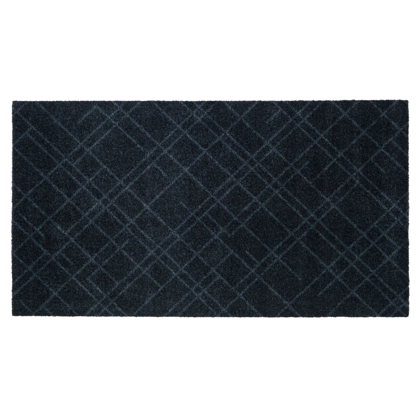 GULVMÅTTE 67 x 120 CM - LINES DARK GREY