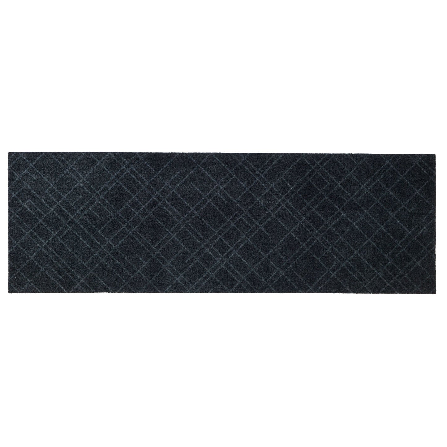 GULVMÅTTE 67 x 200 CM LINES DARK GREY
