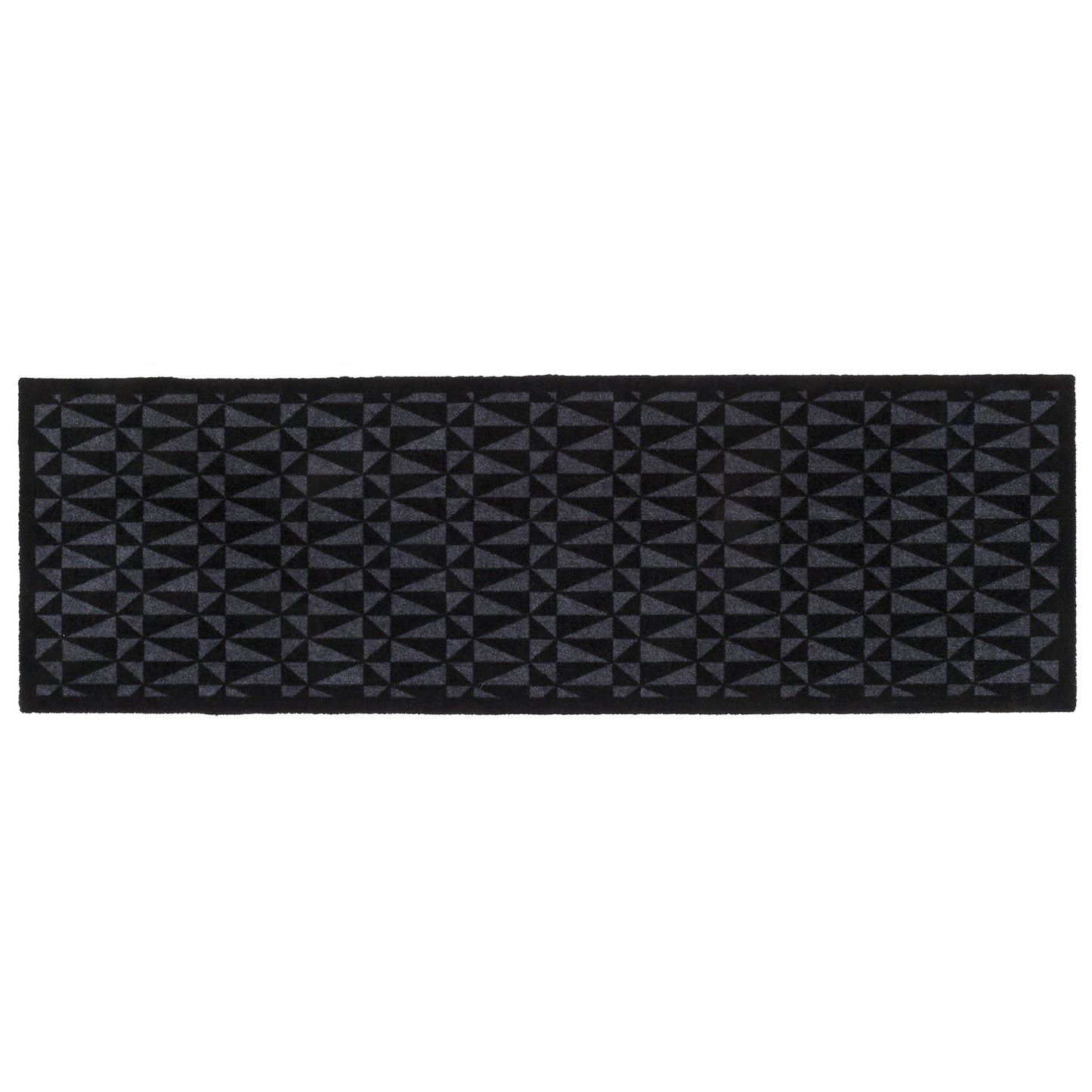 GULVMÅTTE 67 x 200 CM - GRAPHIC/BLACK