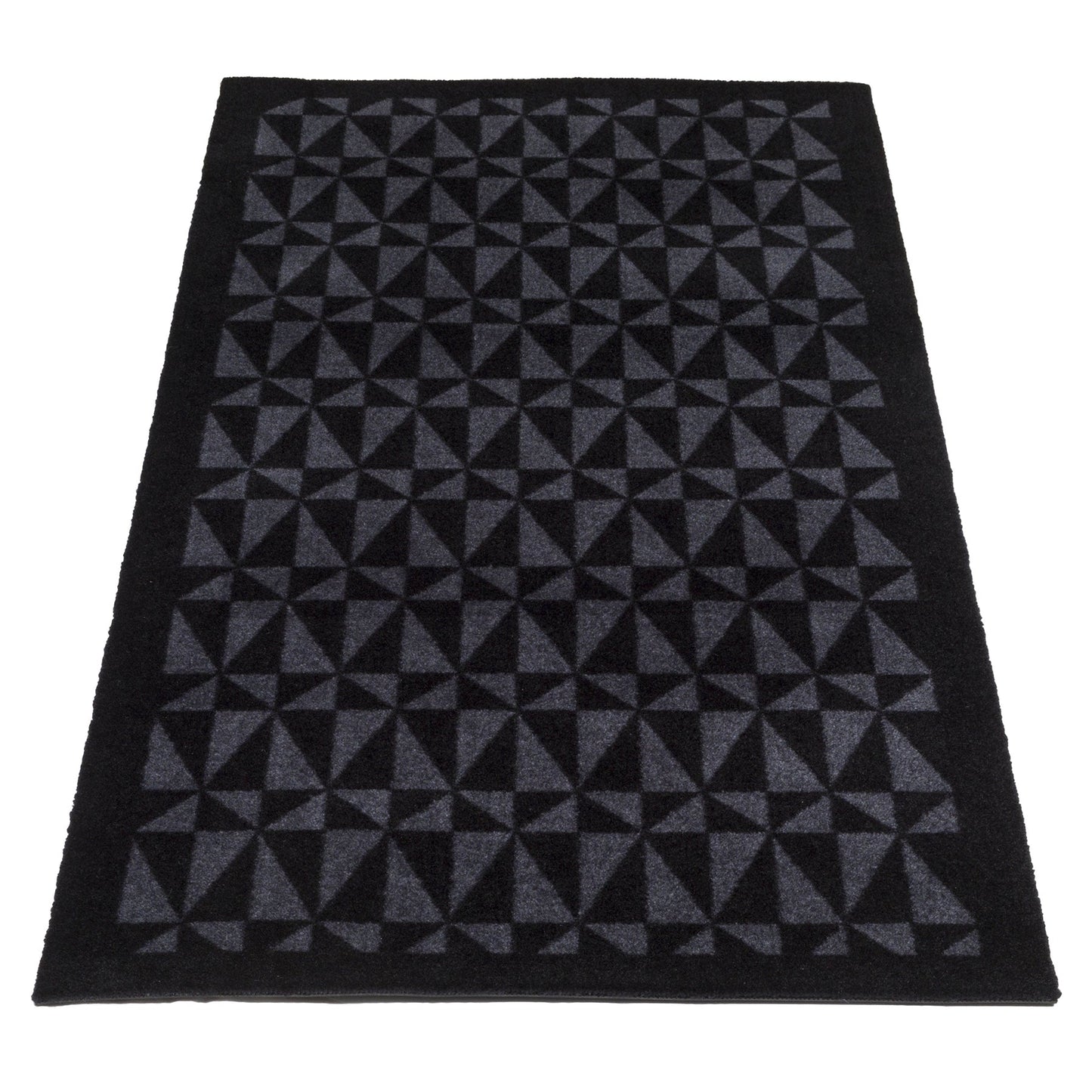 GULVMÅTTE 67 x 200 CM - GRAPHIC/BLACK