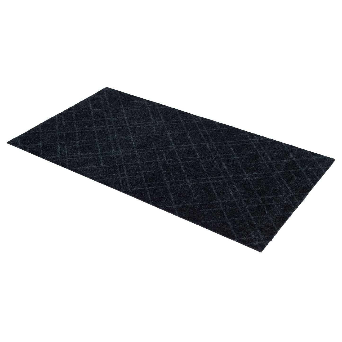 GULVMÅTTE 67 x 120 CM - LINES DARK GREY