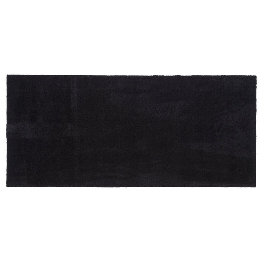 TÆPPE/MÅTTE 67 x 150 CM - UNI COLOR sort