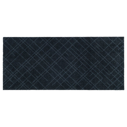 GULVMÅTTE 67 x 150 CM - LINES DARK GREY