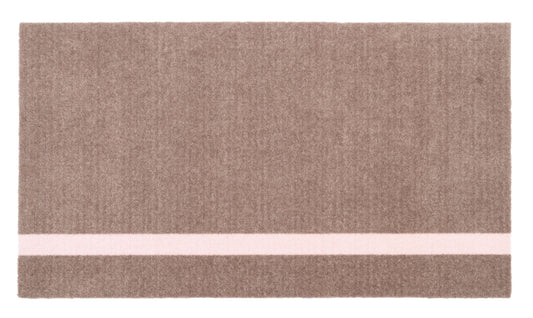 STRIPES VERTIKAL - SAND/LYS ROSE