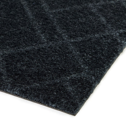 GULVMÅTTE 60 x 90 CM - LINES DARK GREY