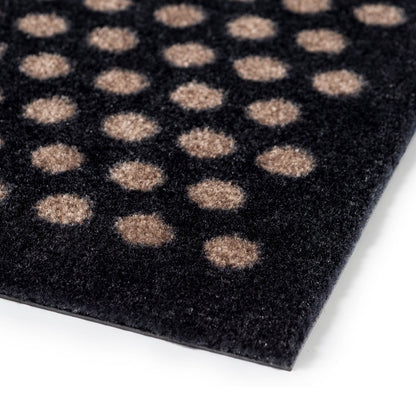 GULVMÅTTE 40 x 60 cm - DOT SORT/SAND