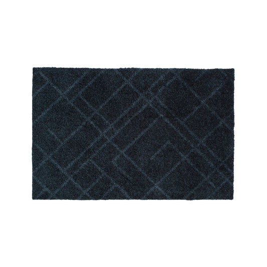 GULVMÅTTE 40 x 60 cm - LINES DARK GREY