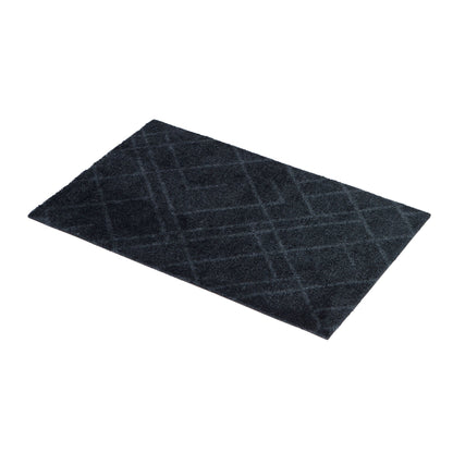 GULVMÅTTE 60 x 90 CM - LINES DARK GREY