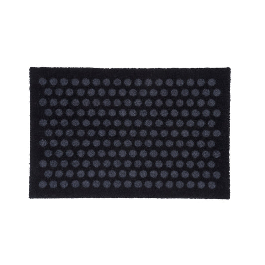 GULVMÅTTE 40 x 60 cm - DOT SORT/GRÅ