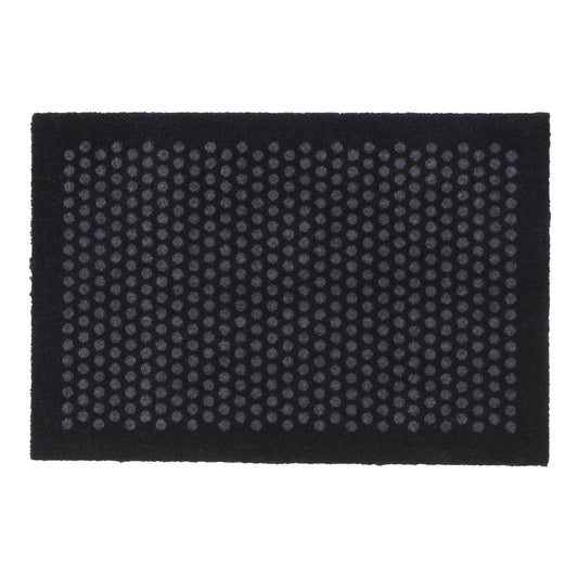 GULVMÅTTE 60 x 90 CM - DOT SORT/GRÅ