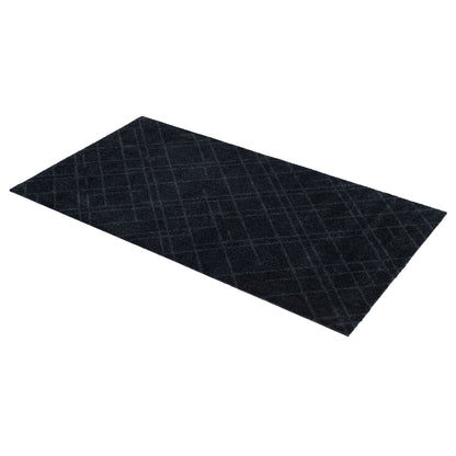 GULVMÅTTE 67 x 120 CM - LINES DARK GREY