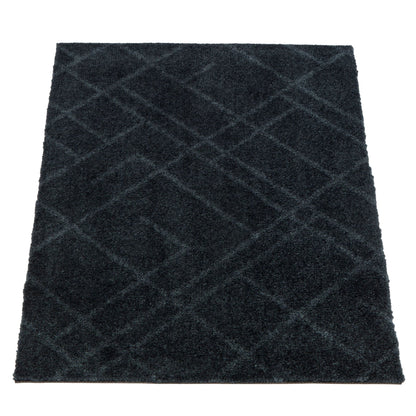 GULVMÅTTE 60 x 90 CM - LINES DARK GREY