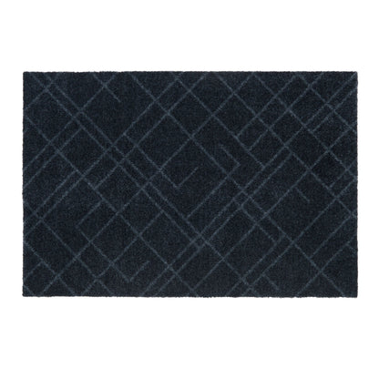 GULVMÅTTE 60 x 90 CM - LINES DARK GREY