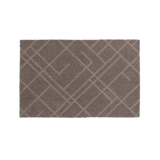 GULVMÅTTE 40 x 60 cm - LINES SAND/BEIGE