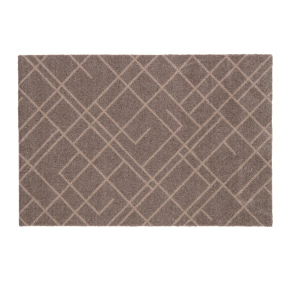 GULVMÅTTE 60 x 90 cm - LINES SAND/BEIGE