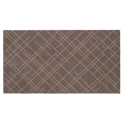 GULVMÅTTE 67 x 120 CM - LINES SAND/BEIGE