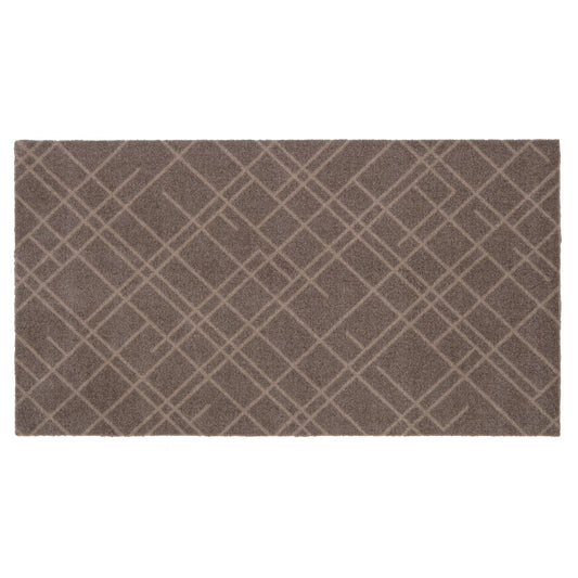 GULVMÅTTE 67 x 120 CM - LINES SAND/BEIGE