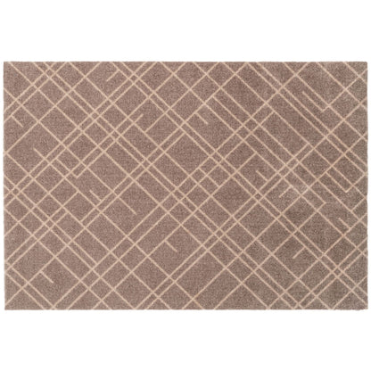 GULVMÅTTE 90 X 130 CM - LINES SAND/BEIGE