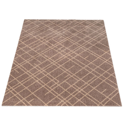 GULVMÅTTE 90 X 130 CM - LINES SAND/BEIGE
