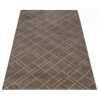 GULVMÅTTE 67 x 150 CM - LINES SAND/BEIGE