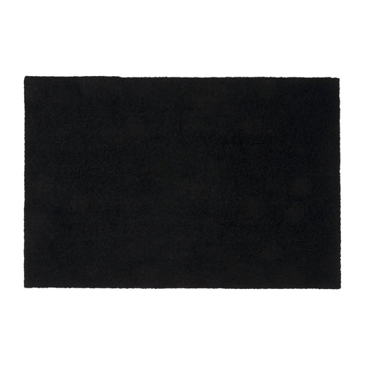 GULVMÅTTE 60 x 90 CM - UNI COLOR sort