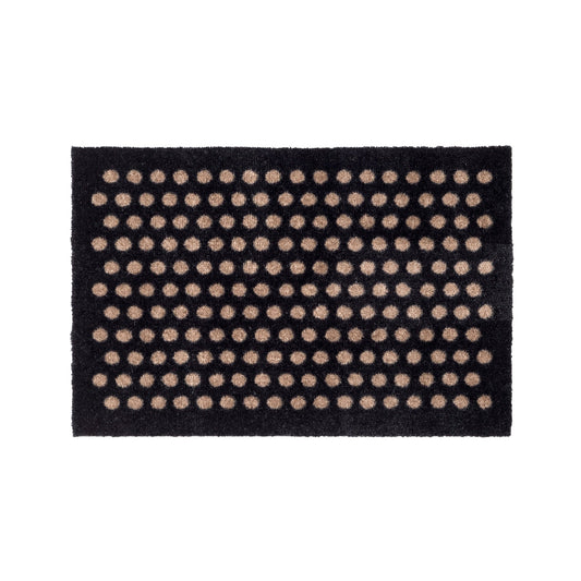 GULVMÅTTE 40 x 60 cm - DOT SORT/SAND