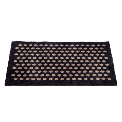 GULVMÅTTE 40 x 60 cm - DOT SORT/SAND