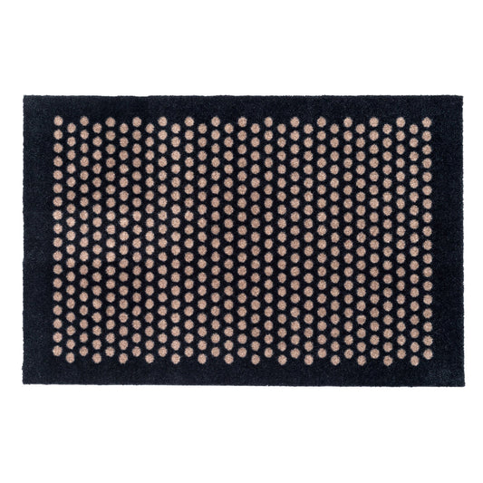 GULVMÅTTE 60 x 90 CM - DOT SORT/SAND