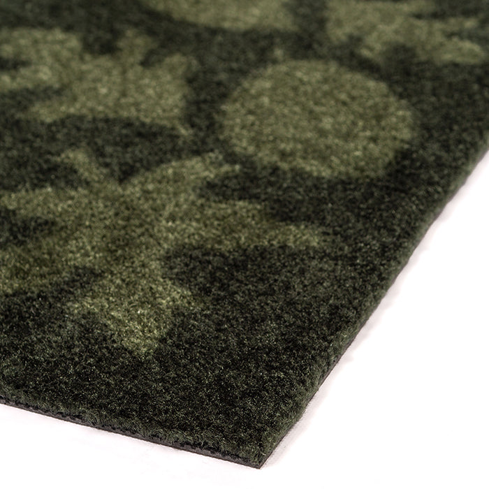 GULVMÅTTE 40 x 60 CM - LEAVES/DARK GREEN