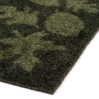 GULVMÅTTE 40 x 60 CM - LEAVES/DARK GREEN