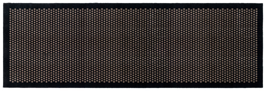 GULVMÅTTE 100 x 300 CM - DOT SORT/SAND