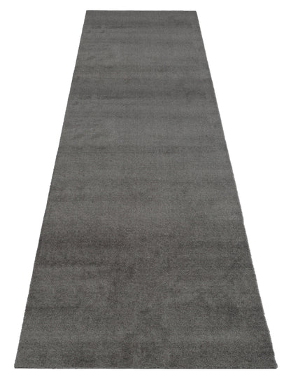 TÆPPE/MÅTTE 100 x 300 CM - UNI COLOR STEELGREY