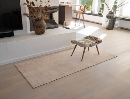 TÆPPE/MÅTTE 90 x 200 cm - UNI COLOR IVORY